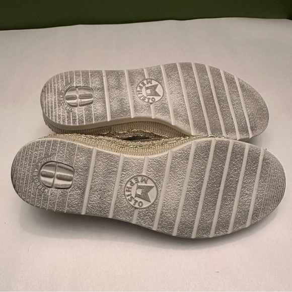 Mephisto Valina Gold Leather Slip On Sneaker - Size 36 US 6 - Picture 4 of 5